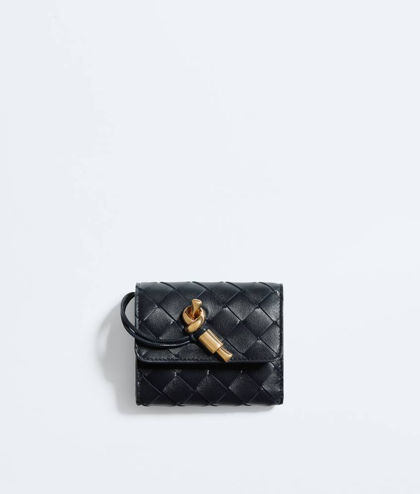 Andiamo Tri-Fold Wallet in Midnight
