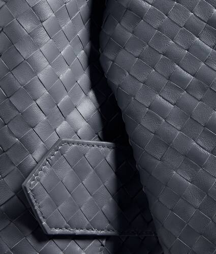 Men's Intrecciato Leather Jacket in Harbor gray Bottega Veneta Greece EN - Image 6