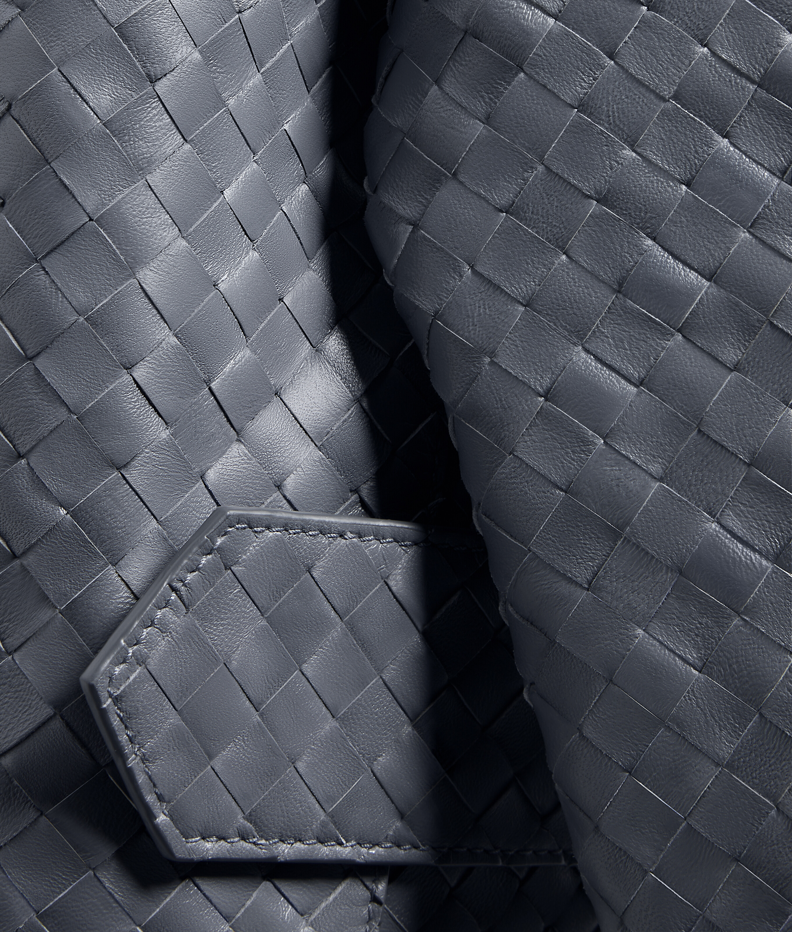 Men's Intrecciato Leather Jacket in Harbor gray Bottega Veneta Luxembourg EN - Image 6