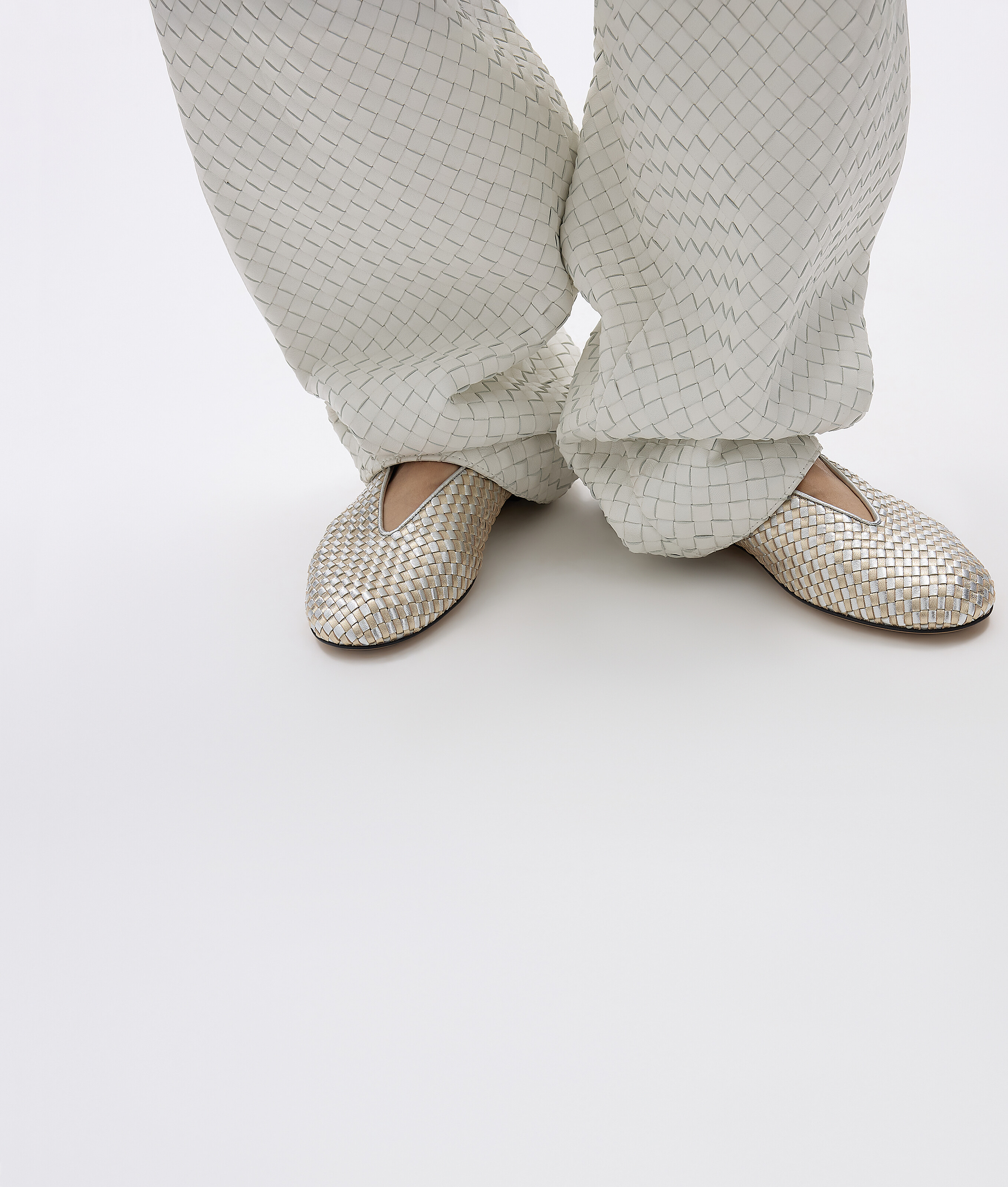 Women's Rosa Ballerina in Supermoon/silver Bottega Veneta United States EN - Image 2