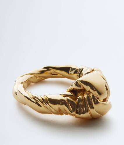 Women's Knot Ring in Yellow gold Bottega Veneta Bulgaria EN - Image 4