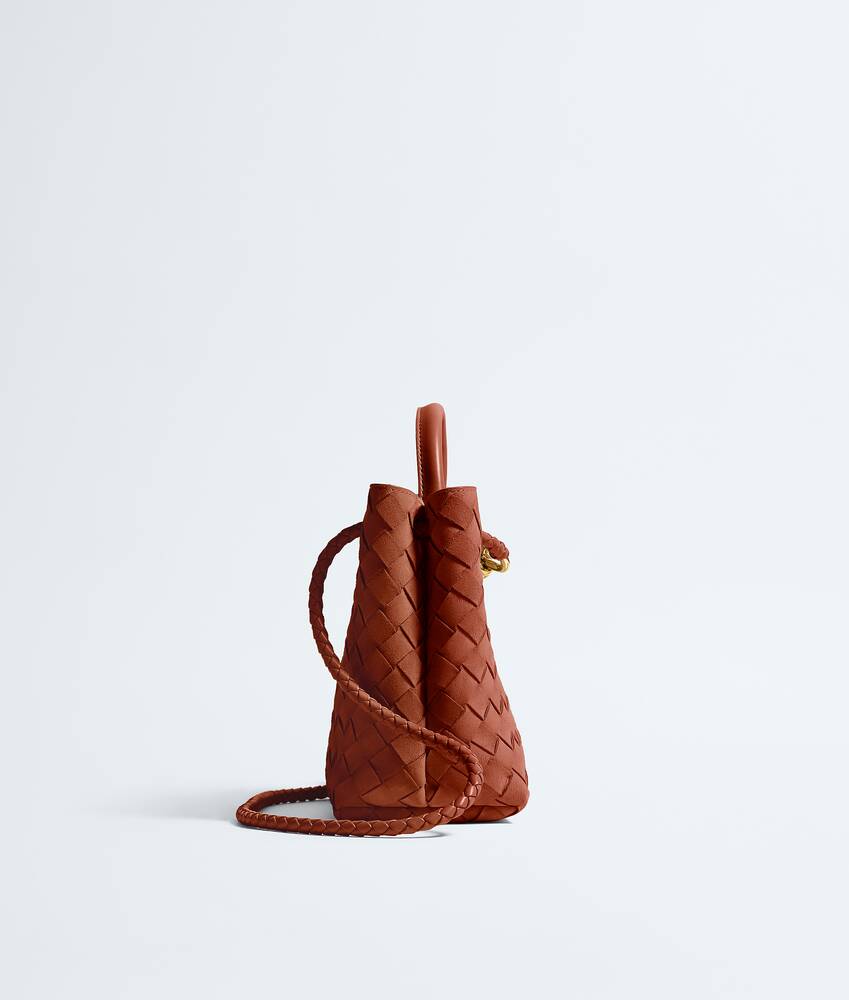 Women's Small Andiamo in Rust Bottega Veneta Singapore EN - Image 4