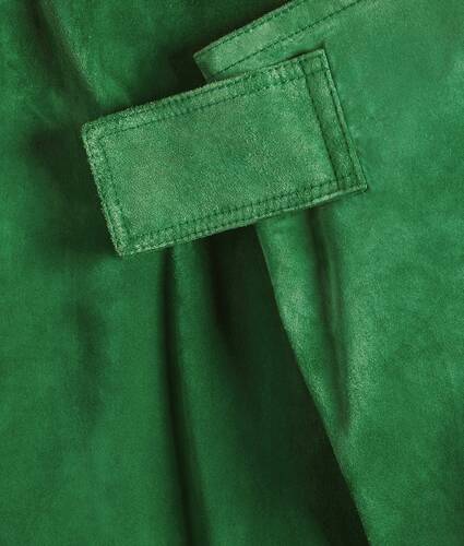 Rock aus Wildleder f&uuml;r Damen in Grass green Bottega Veneta &Ouml;sterreich DE - Image 5