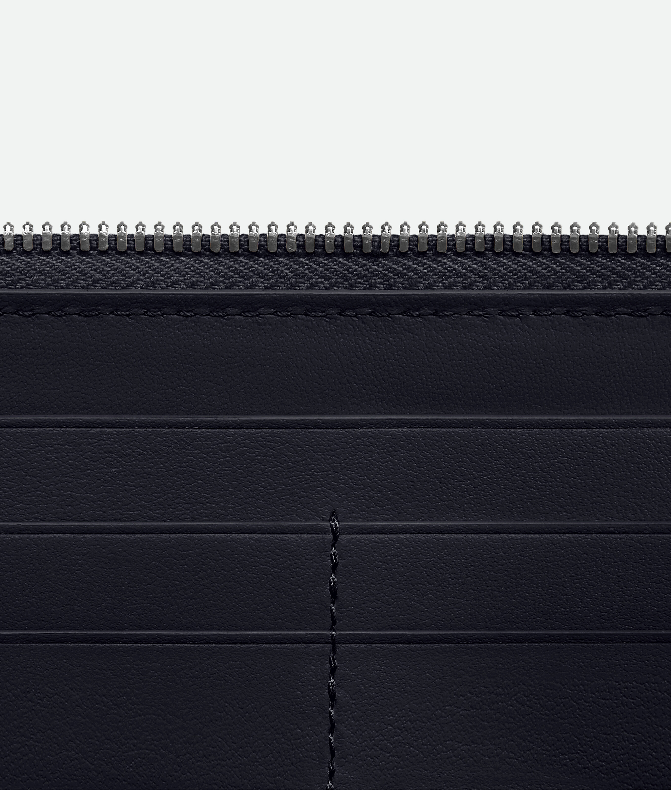 Bottega Veneta Intrecciato Zip Around Wallet In Black