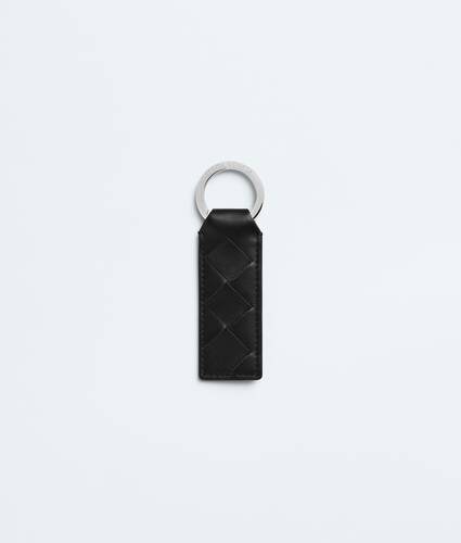 Men's Tab Key Ring in Black Bottega Veneta Denmark EN - Image 1