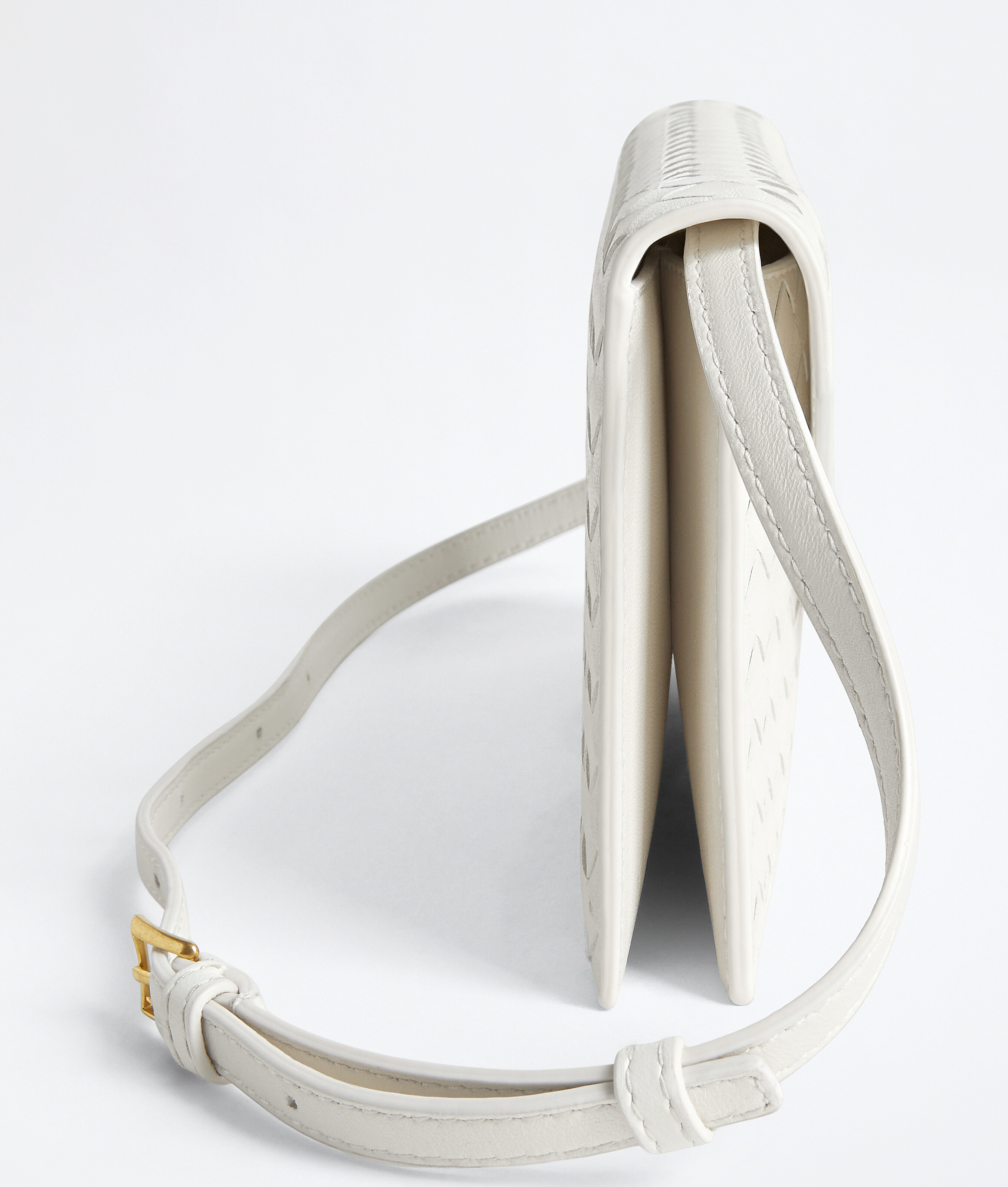 Women's Intrecciato Piccolo Envelope Pouch in Alabaster Bottega Veneta Germany EN - Image 3