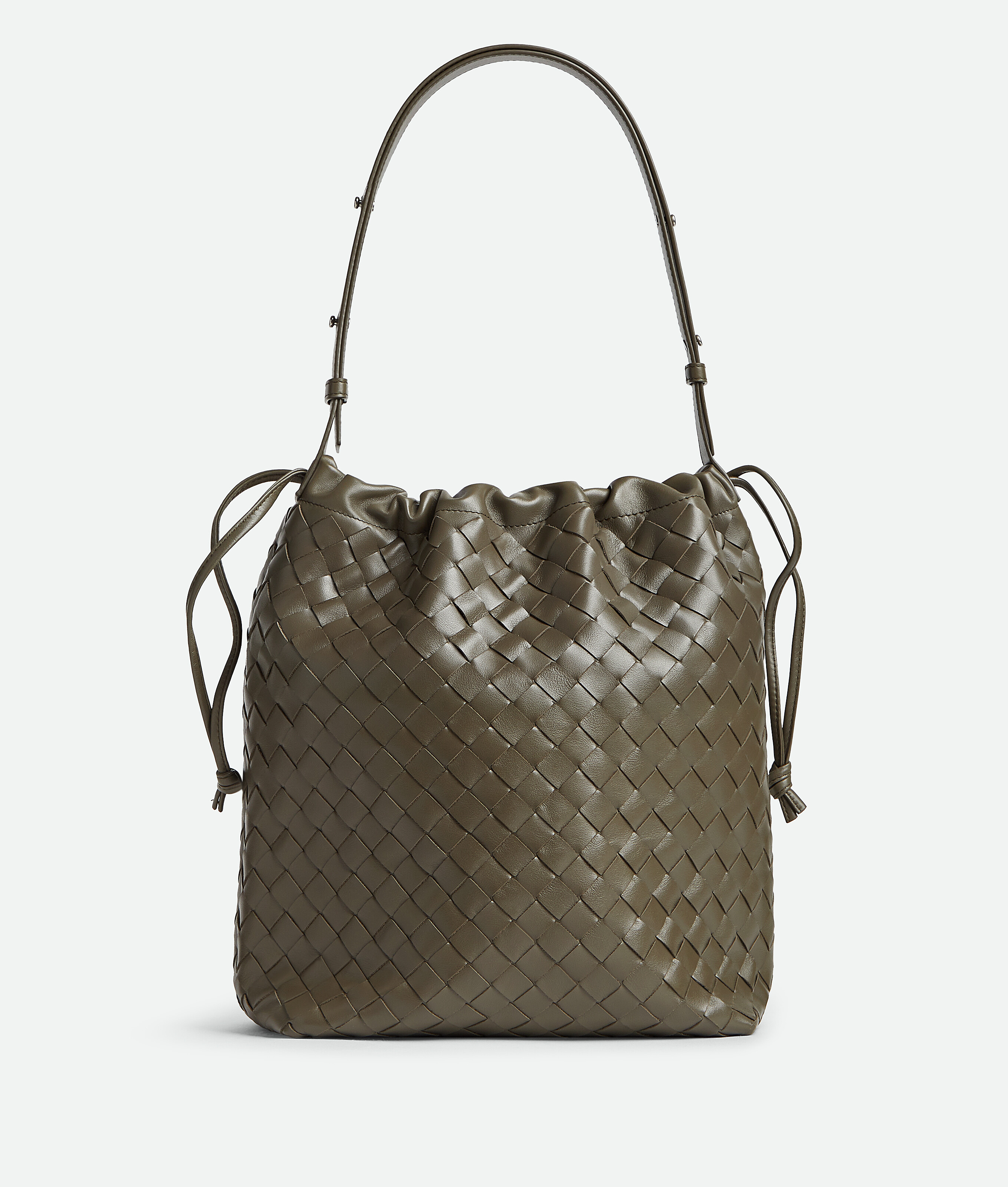 Bottega Veneta Intrecciato Biblioteca Bucket - Cypress - Man