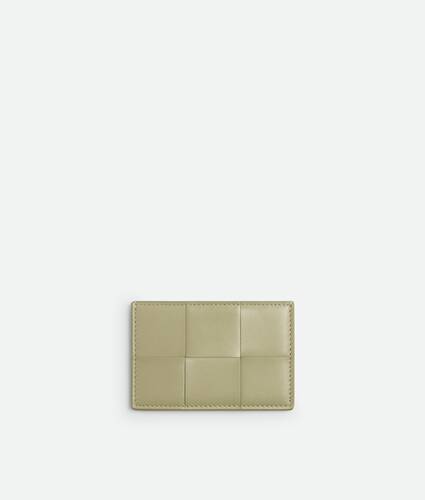 Tarjetero para tarjetas de cr&eacute;dito Cassette para Mujer en Travertine Bottega Veneta Estados Unidos ES - Image 1