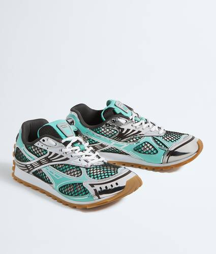 Women's Orbit Sneaker in Green oasis/espresso Bottega Veneta Latvia EN - Image 3