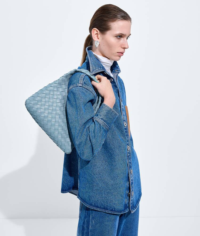 Women's Small Campana in Mineral Bottega Veneta Saudi Arabia EN - Image 5