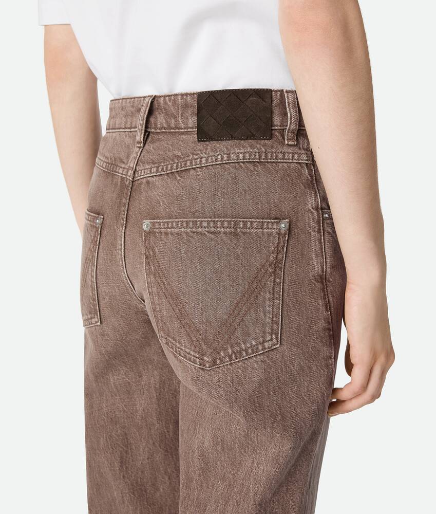 Display a large version of the product image 5 - Brown Straight Jeans