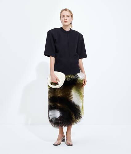 Fringed Embroidery Skirt