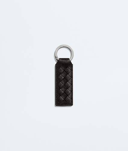 Men's Woven Mycelium Key Ring in Espresso Bottega Veneta Croatia EN - Image 2