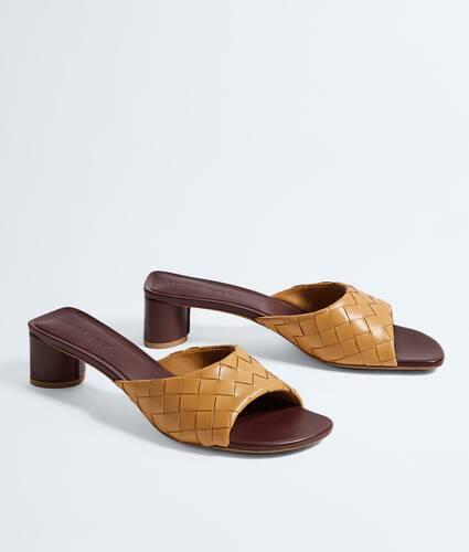 Mule Livia da Donna in Mojave beige/sienna brown Bottega Veneta Italia IT - Image 3