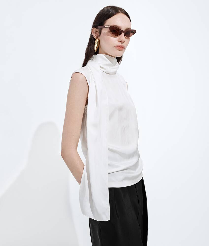 Display a large version of the product image 2 - Silk Stretch Satin Top