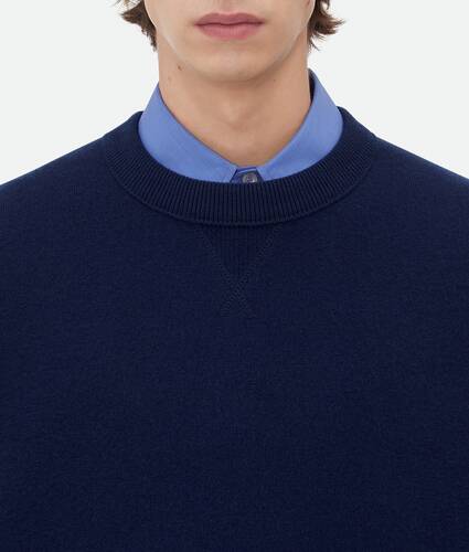 Men's Compact Cashmere Jumper in Starry night Bottega Veneta Canada EN - Image 4