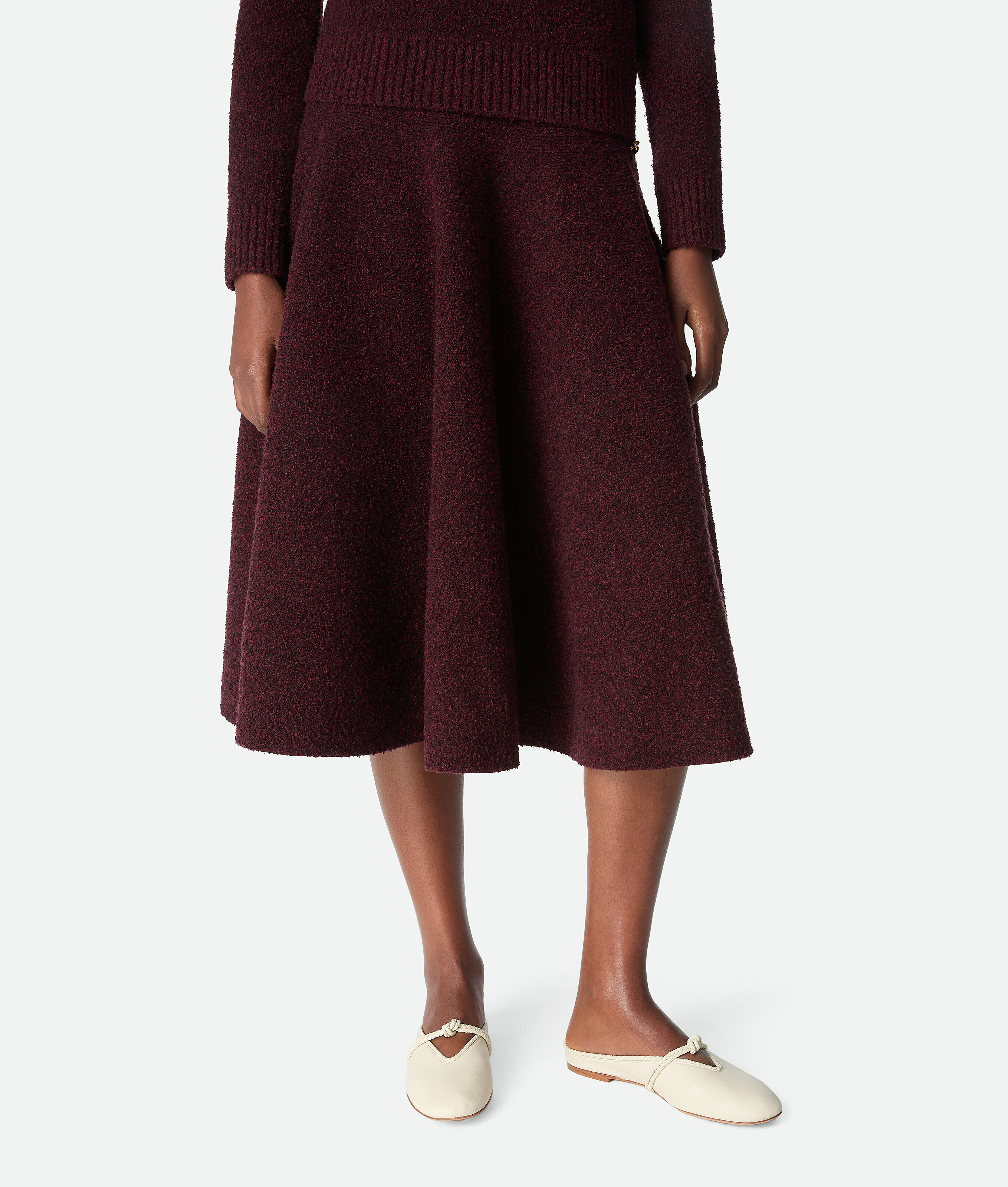 Women's Rosa Mary-Jane Ballerina in Sea salt Bottega Veneta Luxembourg EN - Image 2