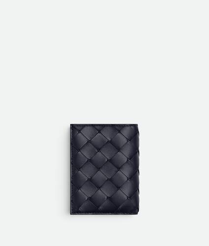 Intrecciato Diagonal Flap Card Case