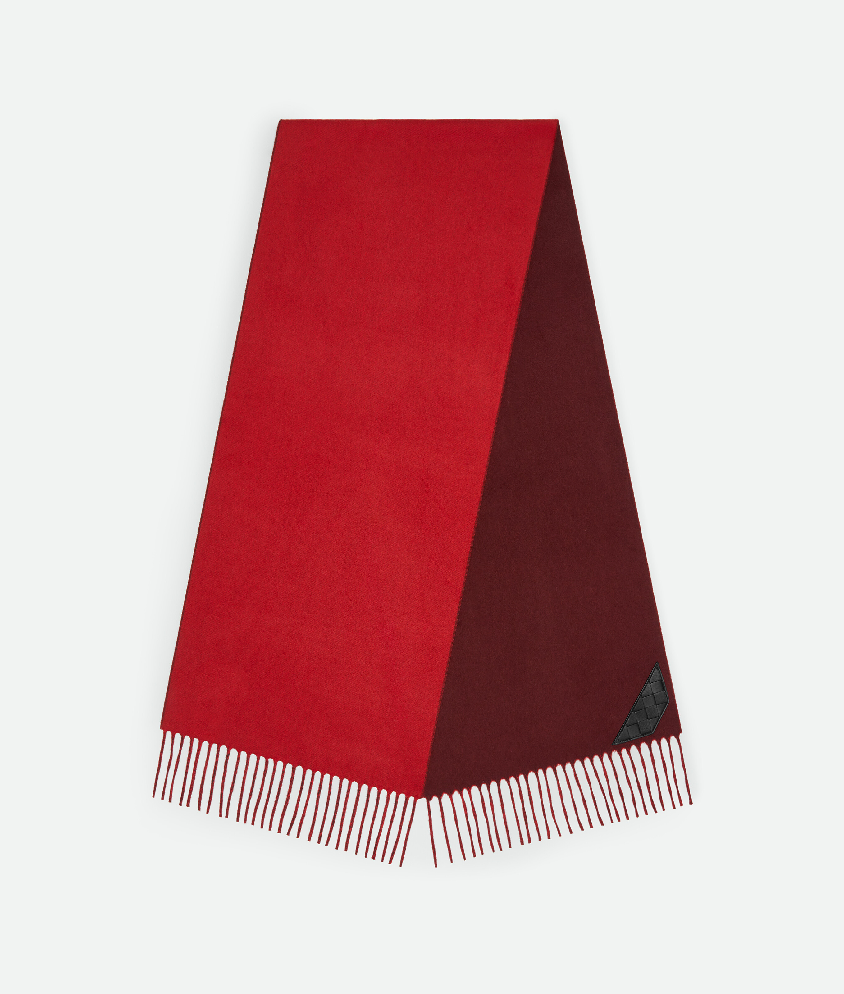 Bottega Veneta Bi-colour Cashmere Scarf - Bordeaux/red - WomanCashmere