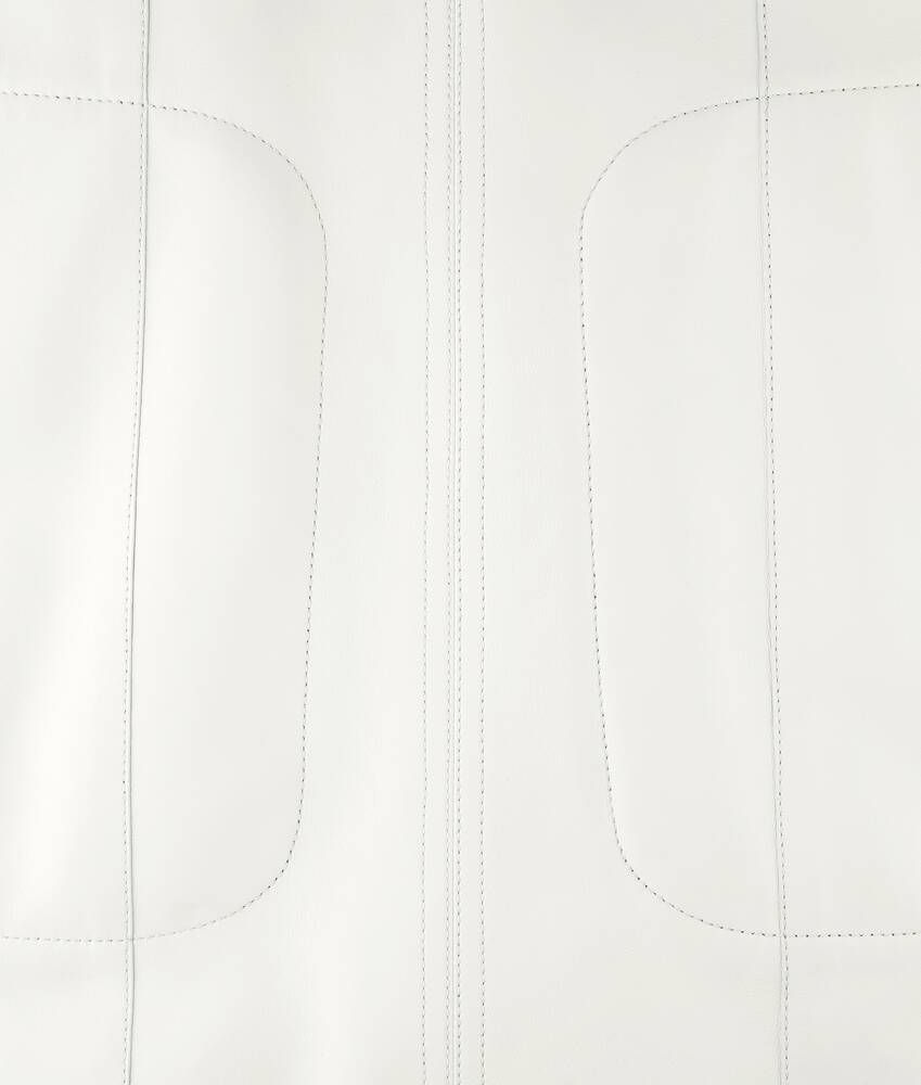 Women's Bonded Leather Dress in Chalk/double black Bottega Veneta Germany EN - Image 4