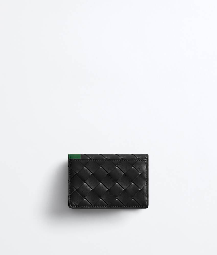 Intrecciato Visitenkartenetui f&uuml;r Herren in Black/shamrock Bottega Veneta Deutschland DE - Image 3