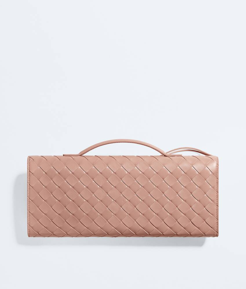 Women's Andiamo Clutch in Terra pink Bottega Veneta Singapore EN - Image 4