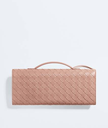 Women's Andiamo Clutch in Terra pink Bottega Veneta Singapore EN - Image 4