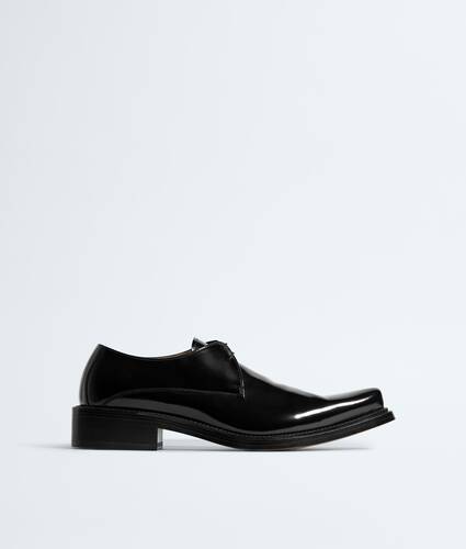 Men's Glaston Lace-Up Shoe in Black Bottega Veneta Latvia EN - Image 1
