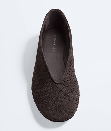 Women's Rosa Ballerina in Espresso Bottega Veneta Singapore EN - Image 4