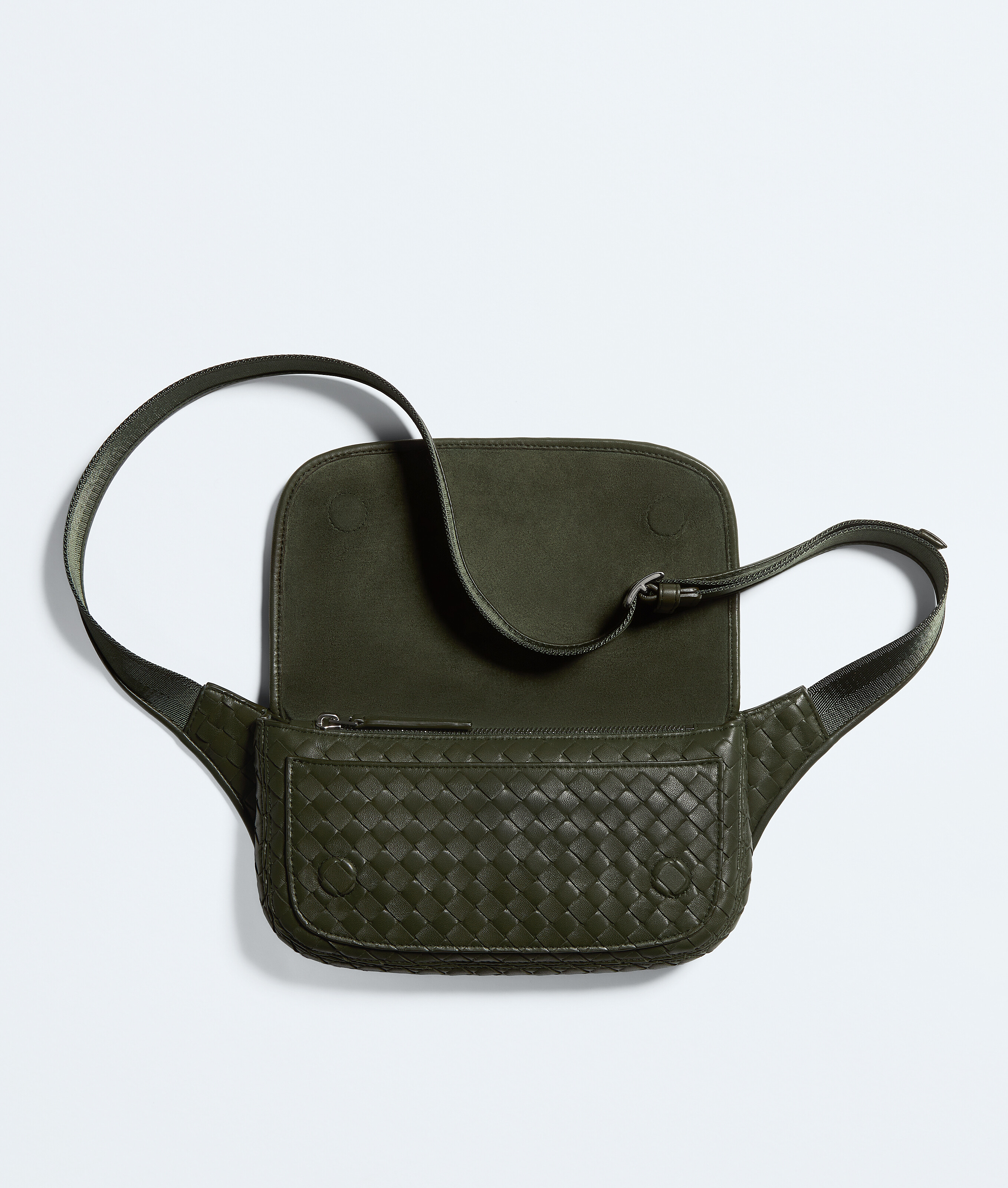 Sac ceinture Veneto pour Homme en Bark green Bottega Veneta Belgique FR - Image 3