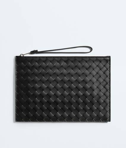 Men's Intrecciato Pouch in Black Bottega Veneta Switzerland EN - Image 1