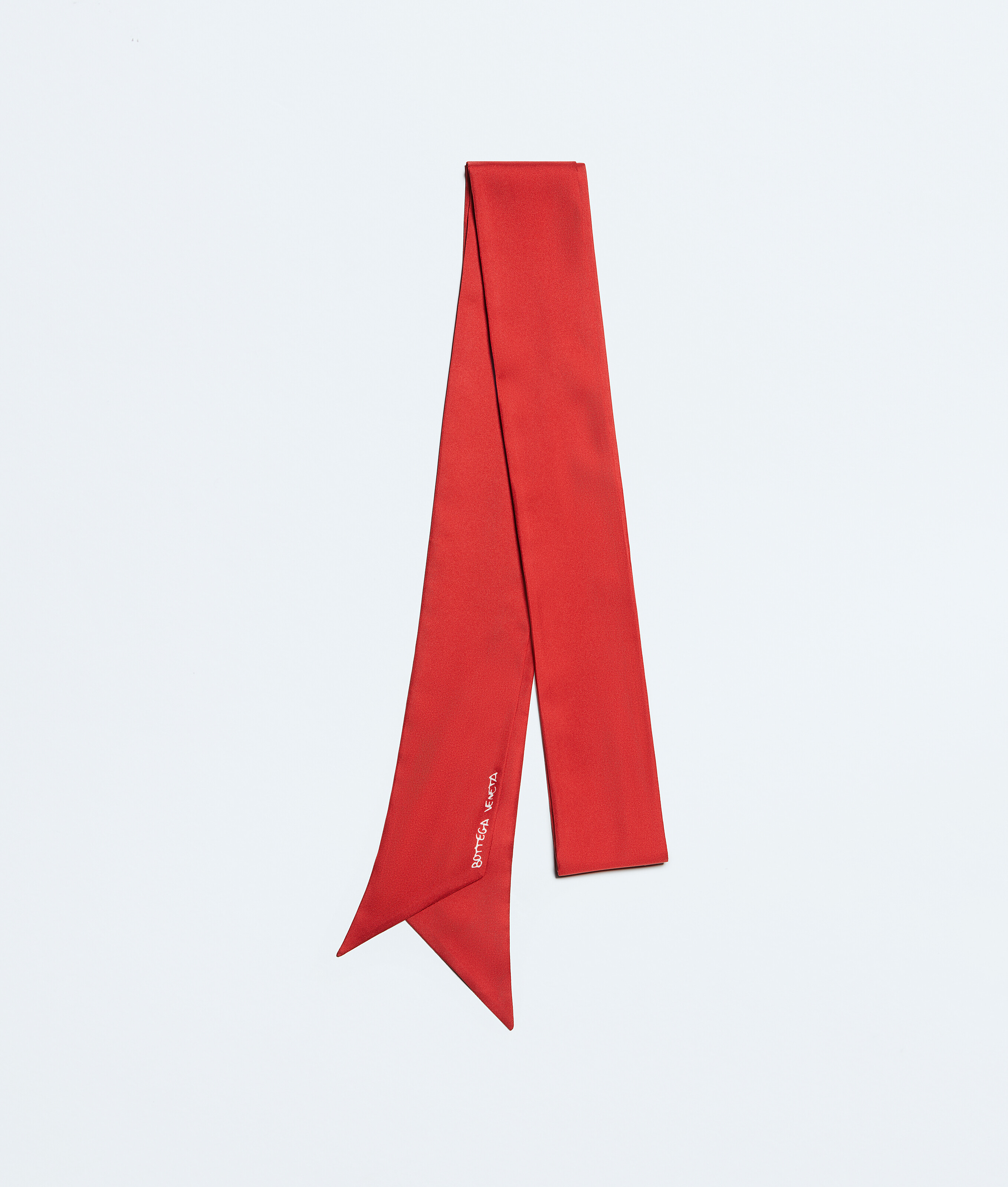 Bottega Veneta Red Silk Twill Necktie - Woman - U
