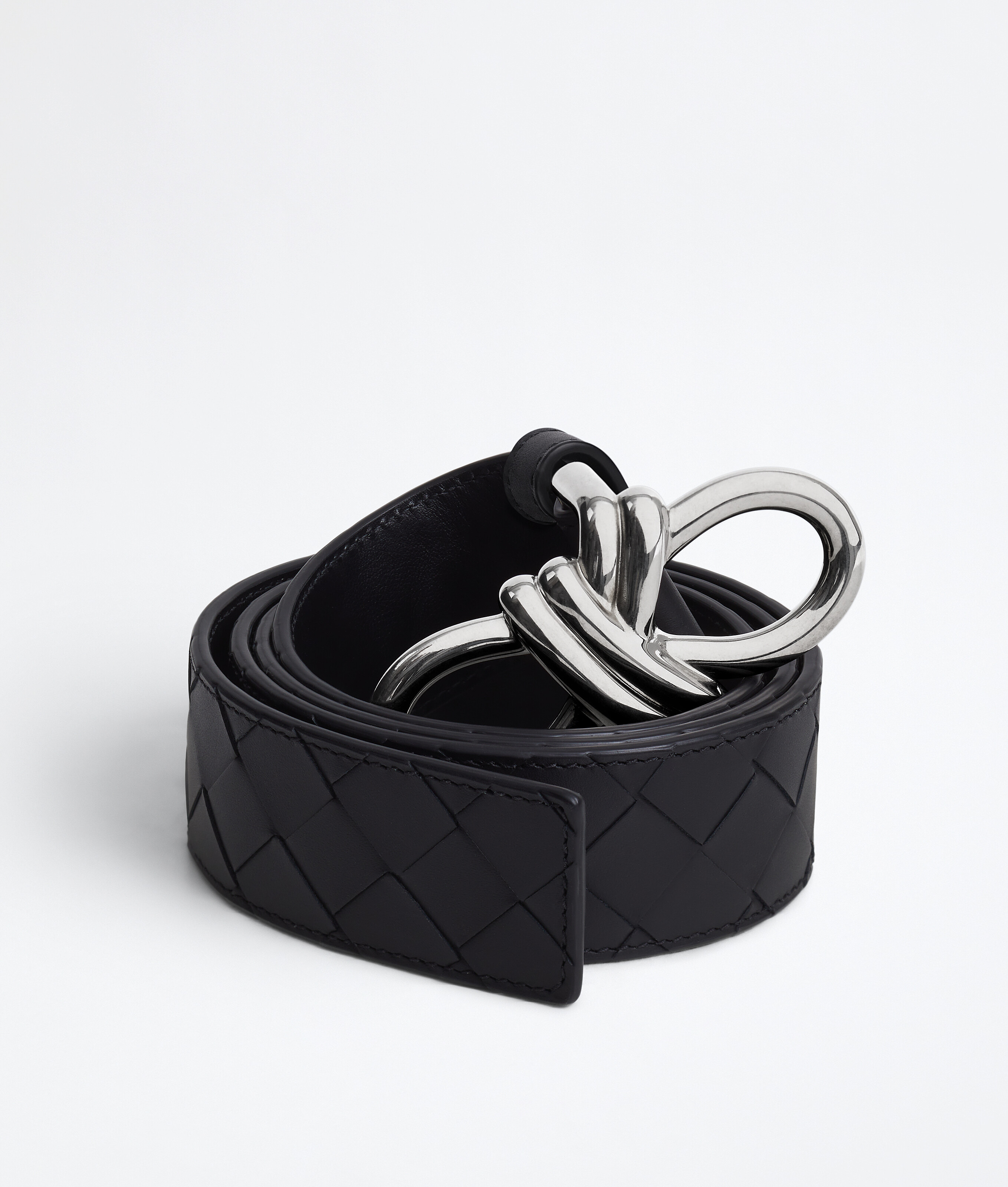 Men's Andiamo Belt in Black Bottega Veneta Luxembourg EN - Image 3