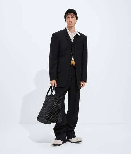 Men's Matte Silk Toile Shirt in Polar Bottega Veneta Canada EN - Image 4