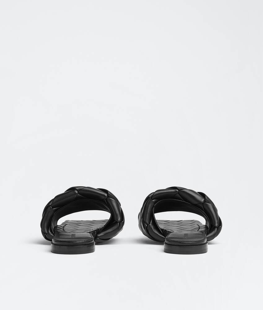 Women's Lido Flat Sandal in Black Bottega Veneta United States EN - Image 4