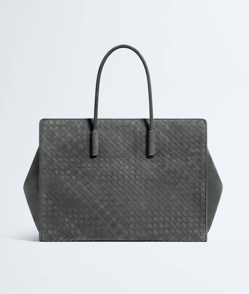Large Barbara Tote in Obsidian Gray