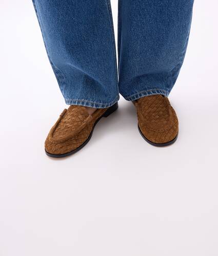 Silenzio Loafer f&uuml;r Damen in Dark caramel Bottega Veneta &Ouml;sterreich DE - Image 2