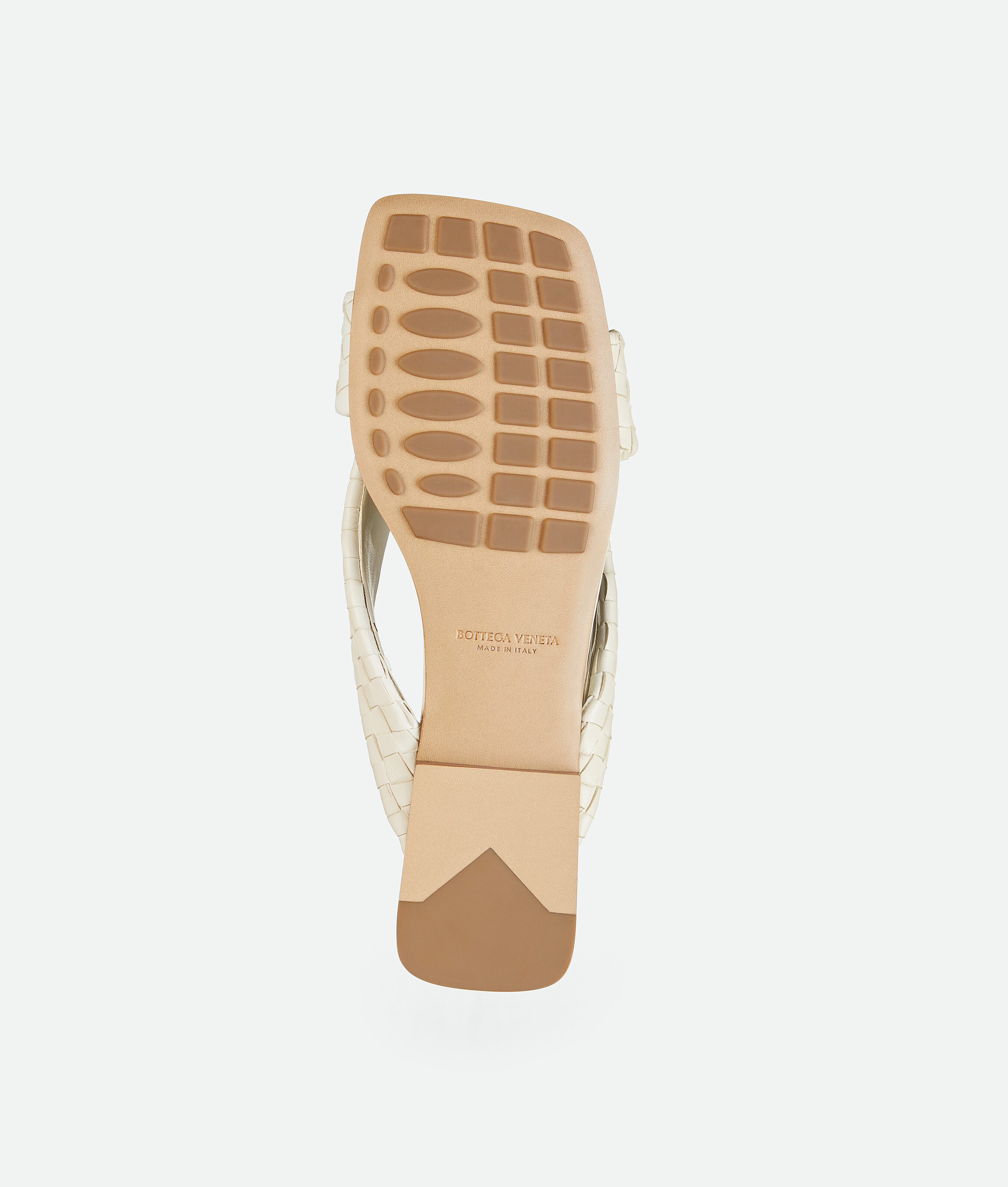 Women's Riva Flat Mule in Sea salt Bottega Veneta Brazil EN - Image 6