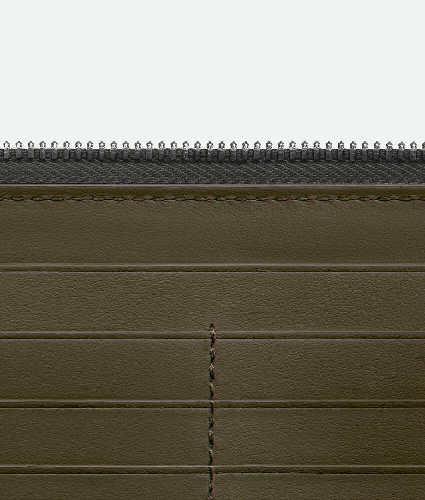 Men's Cassette Zip Around Wallet in Ardoise/cypress Bottega Veneta South Korea EN - Image 3