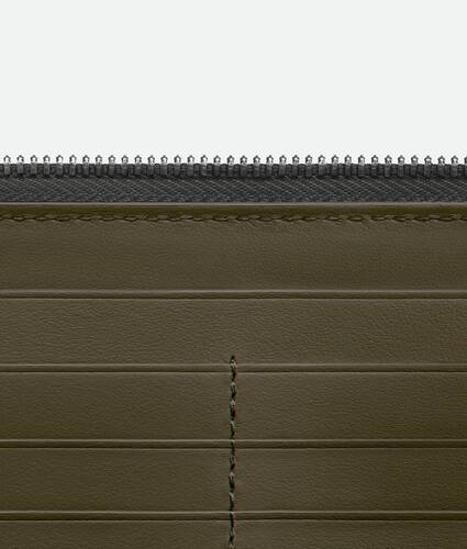 Men's Cassette Zip Around Wallet in Ardoise/cypress Bottega Veneta Thailand EN - Image 3