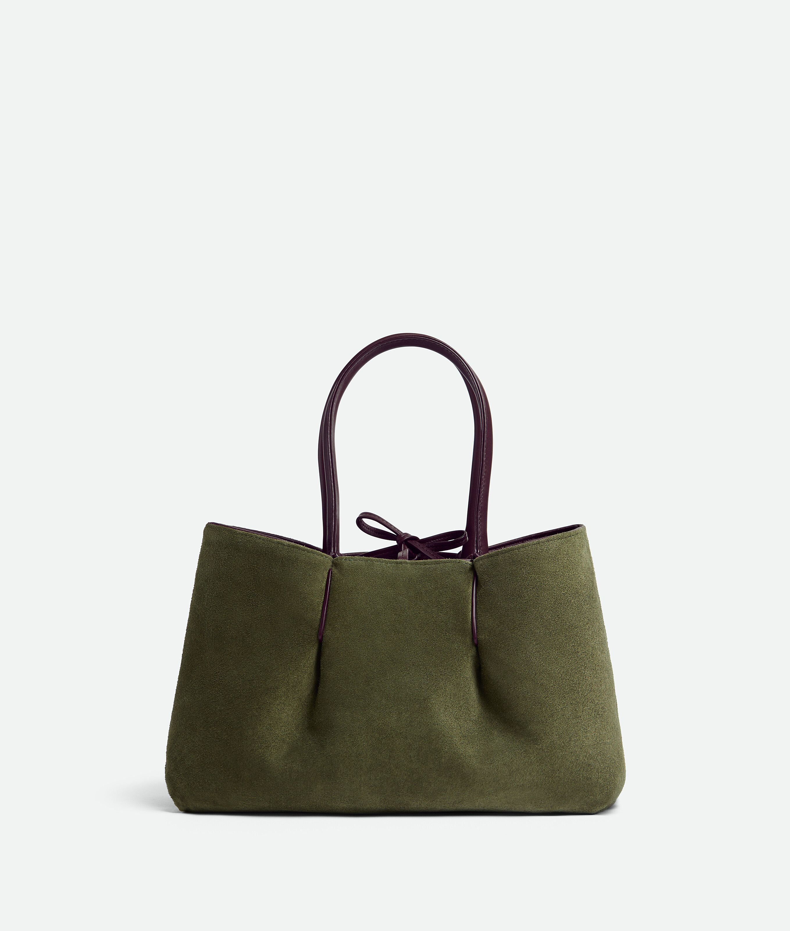 Bottega Veneta Leather Reversible Pinacoteca Tote Bag In Burgundy