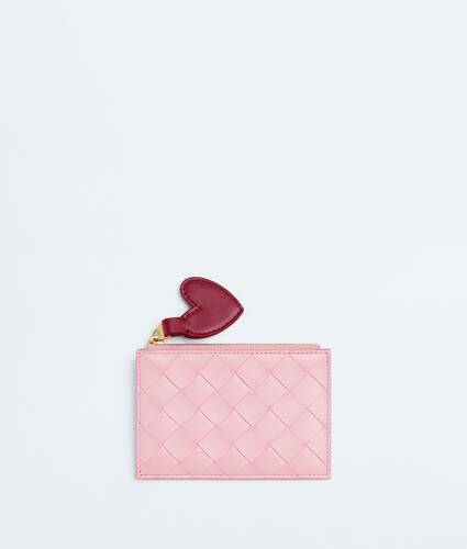 Intrecciato Zipped Card Case