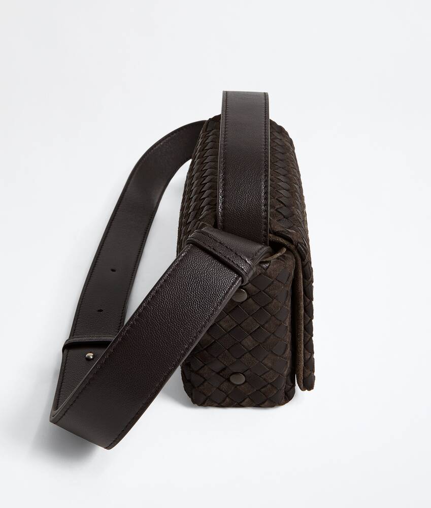 Men's Intrecciato Mini Bag With Flap in Espresso Bottega Veneta Malaysia EN - Image 2