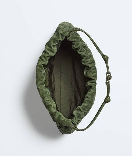 Women's Dustbag in Green tweed Bottega Veneta Greece EN - Image 3