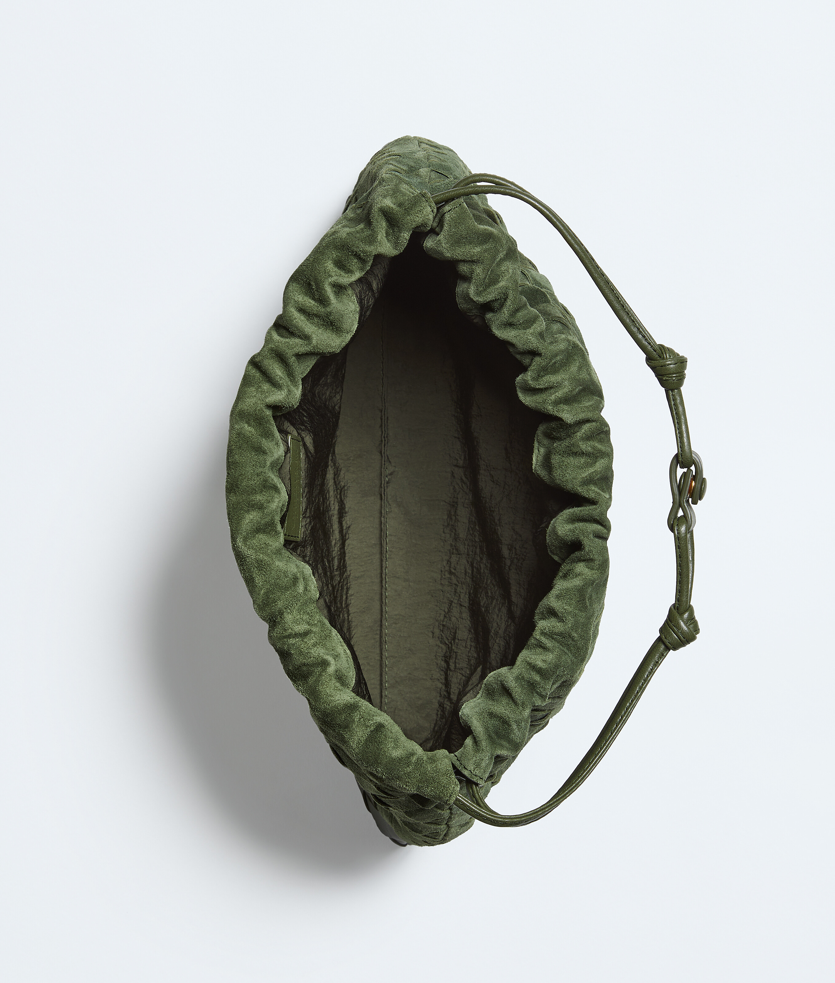 Women's Dustbag in Green tweed Bottega Veneta United Arab Emirates EN - Image 3