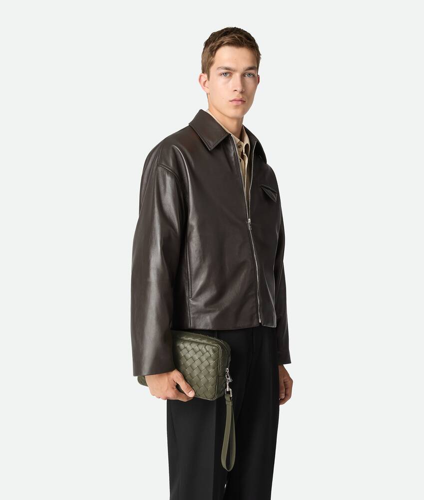 Display a large version of the product image 2 - Intrecciato Pouch With Wristlet