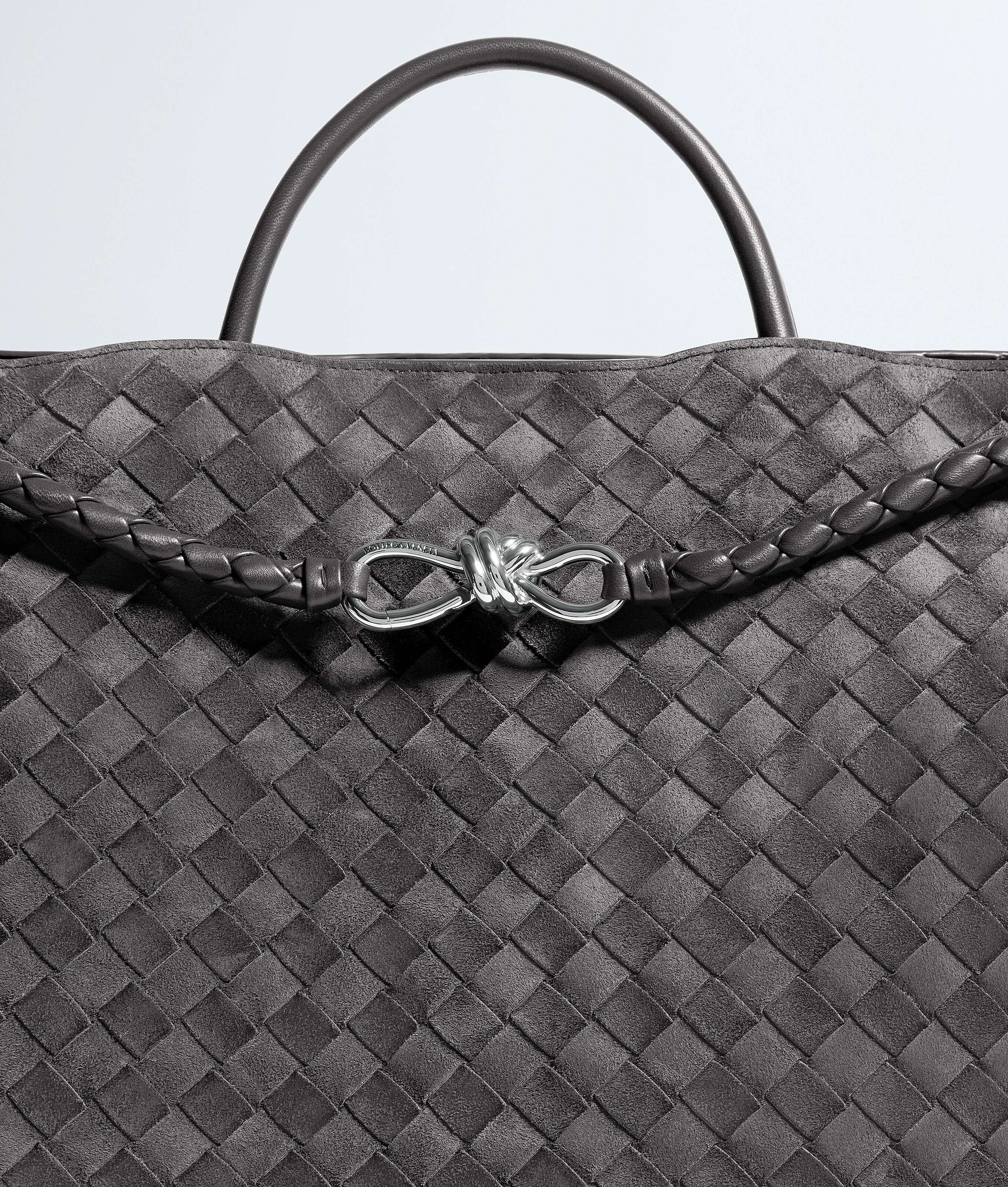 Women's Large Andiamo in Obsidian gray Bottega Veneta Portugal EN - Image 7
