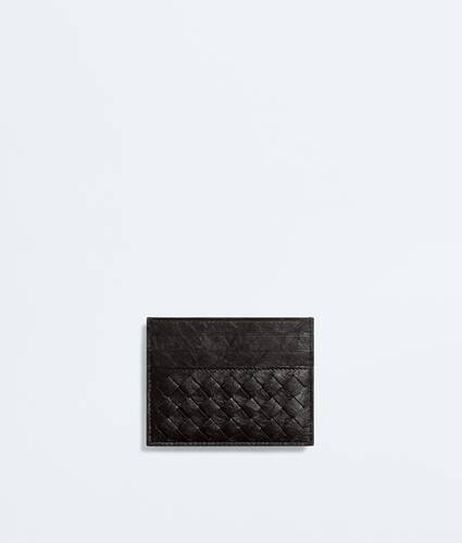 编织菌丝纤维信用卡包 为 男士 在 意式棕 Bottega Veneta 新加坡 ZH - Image 1