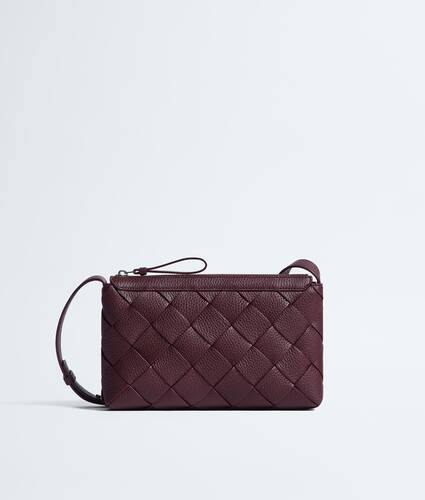 Men's Diago Zipped Messenger in Deep mahogany Bottega Veneta Portugal EN - Image 1