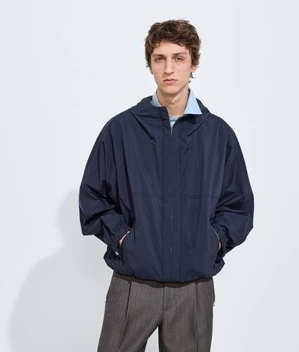 Men's Technical Hooded Blouson in Dark navy Bottega Veneta United States EN - Image 1